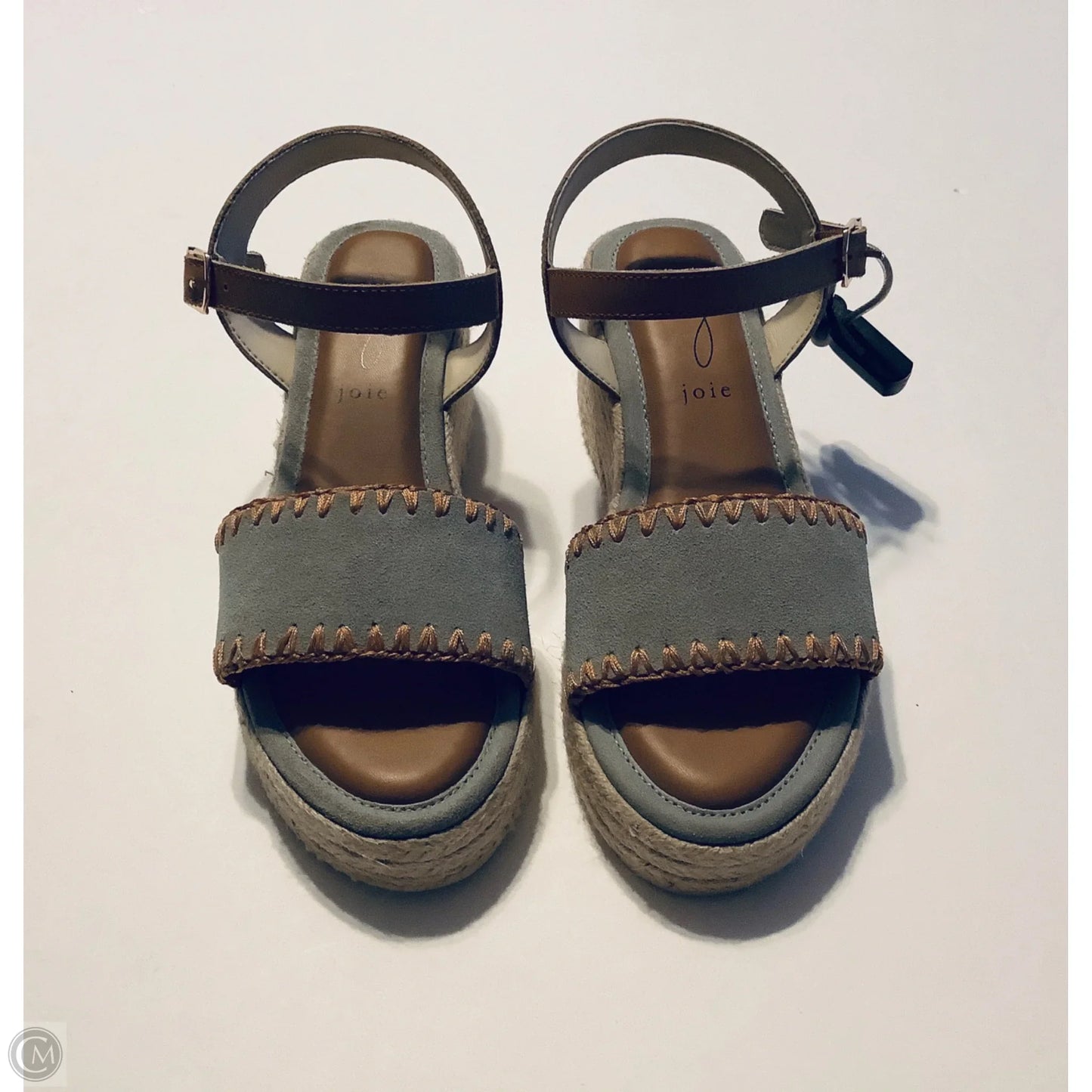 Sandals Heels Wedge By Joie In Multi-colored, Size: 7.5