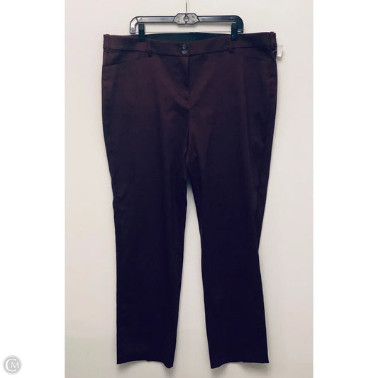 Pants Dress By Lane Bryant In Maroon, Size: 22