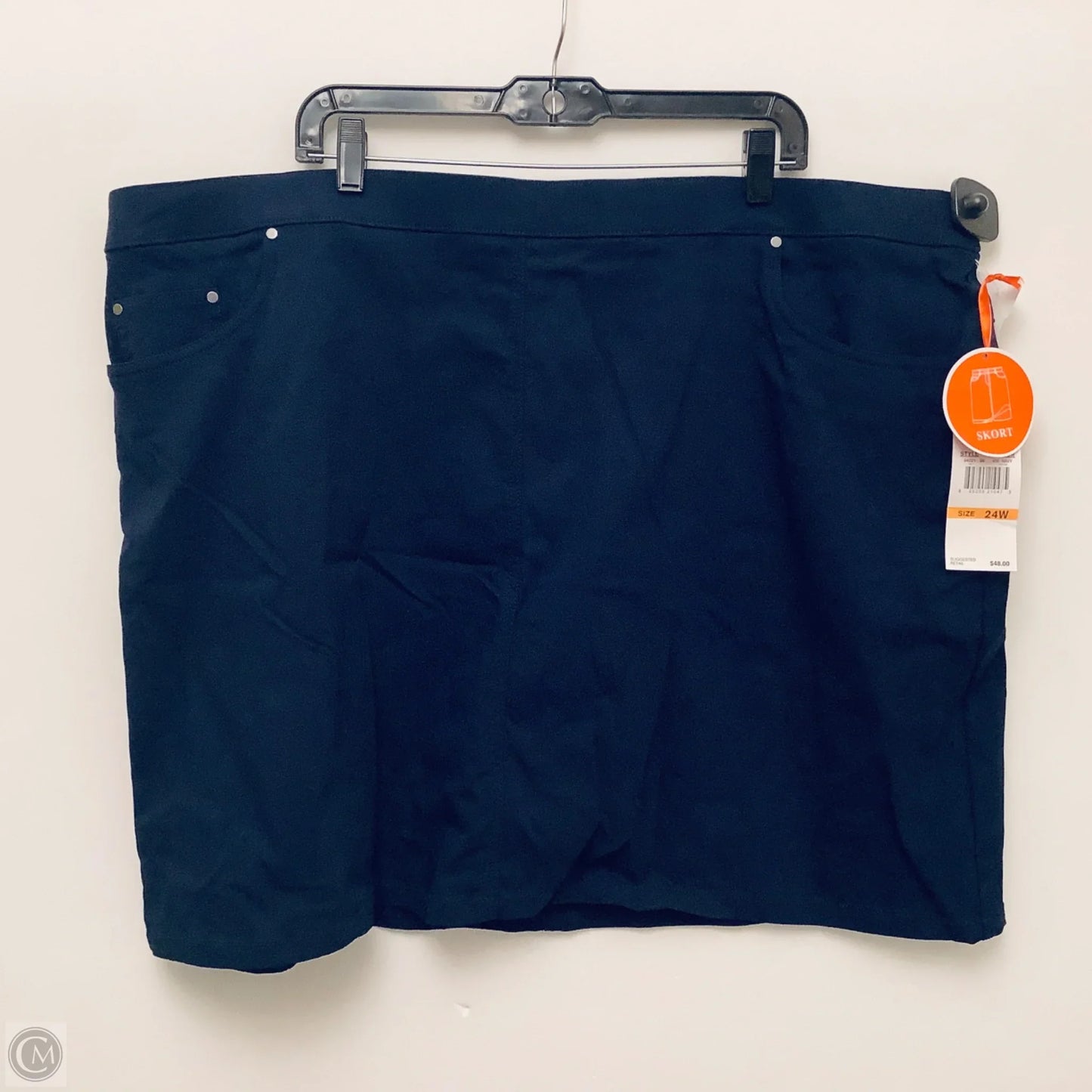 Skort By Clothes Mentor In Navy, Size: 24