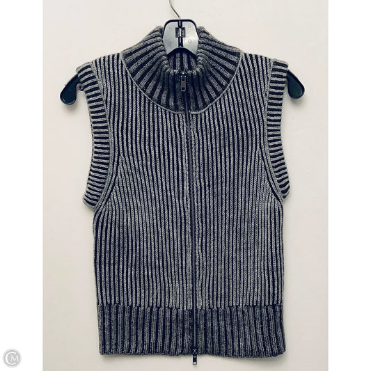 Vest Sweater By Ella Moss In Grey, Size: S