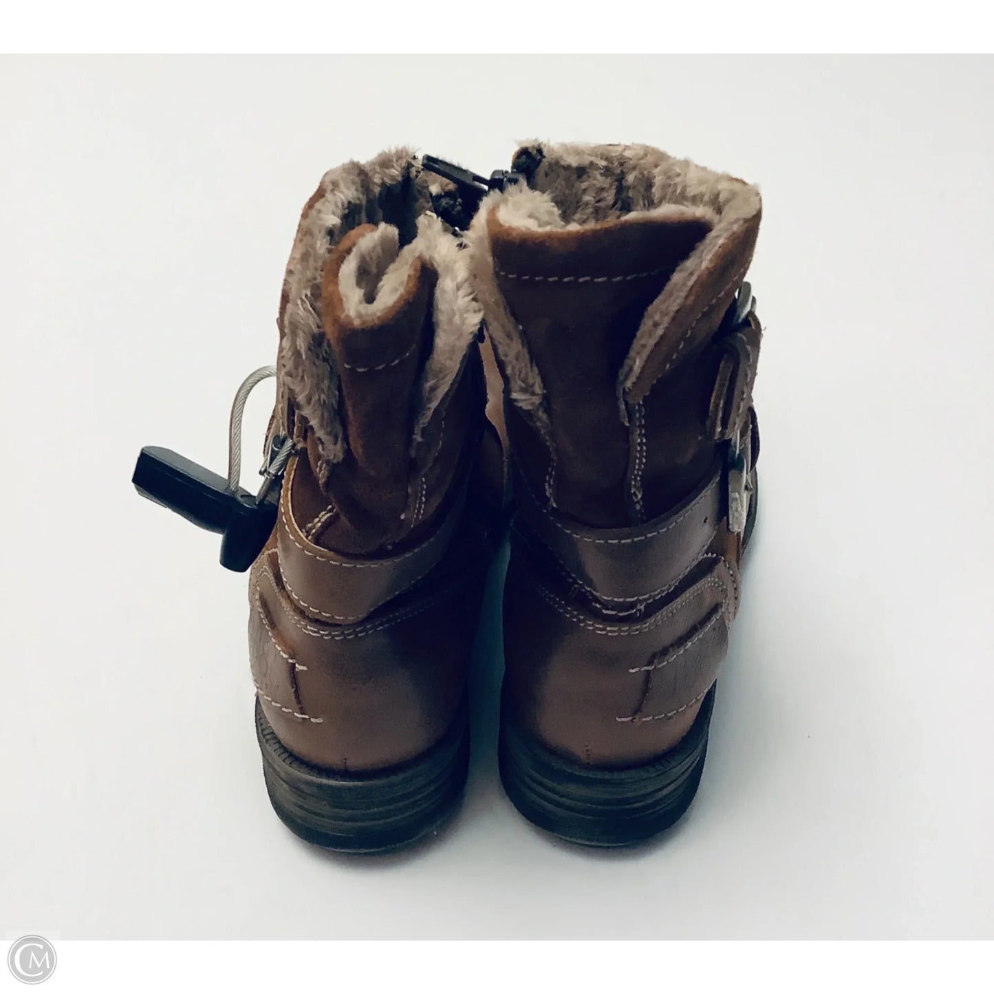 Boots Leather By Josef Seibel In Brown, Size: 7