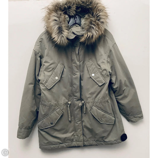 Jacket Puffer & Quilted By H&m In Green, Size: Xs