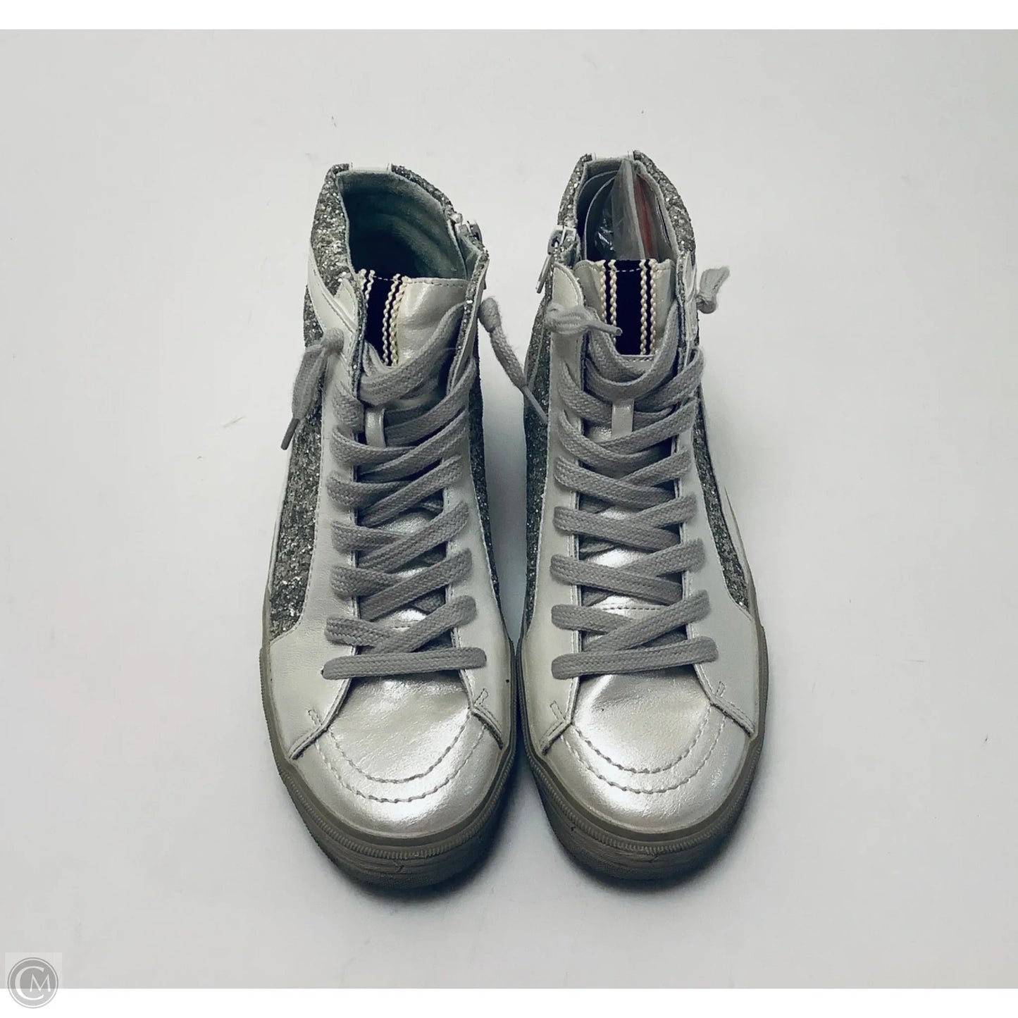 Shoes Sneakers By Shu Shop In Grey & White, Size: 10