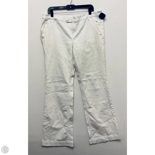 Jeans Boot Cut By Tommy Bahama In White, Size: 16