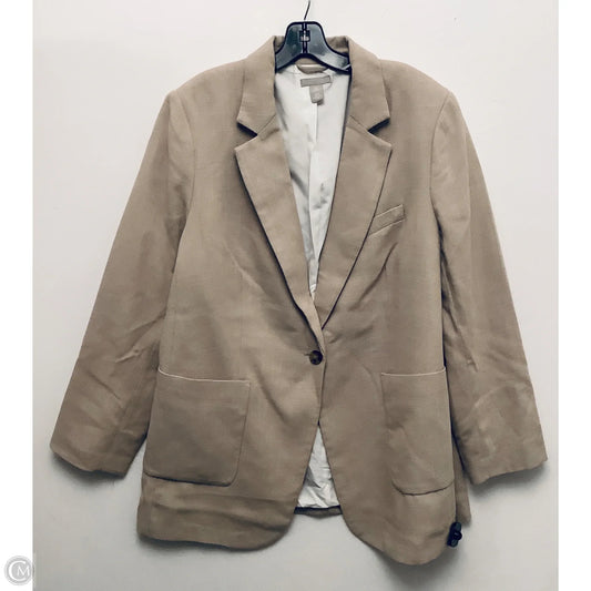 Blazer By H&m In Tan, Size: Xl