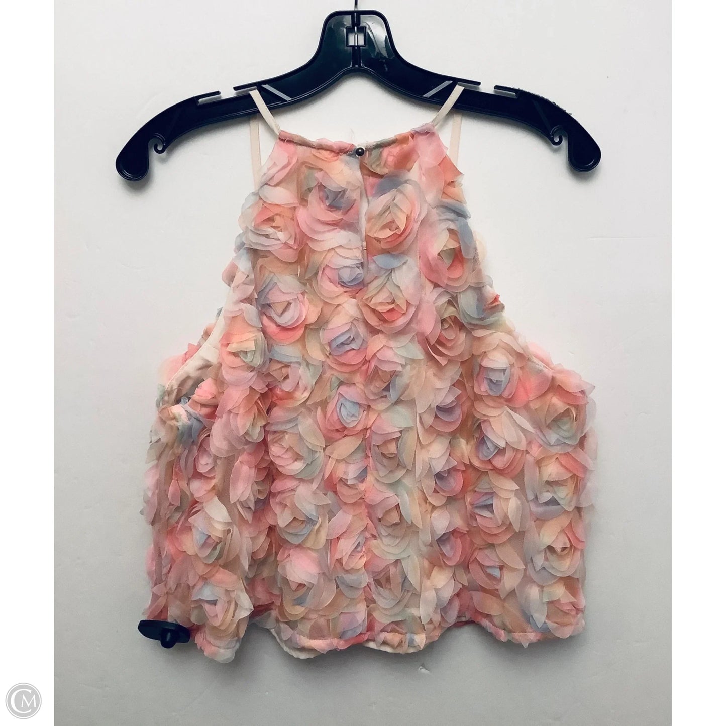 Top Sleeveless By Entro In Floral Print, Size: L
