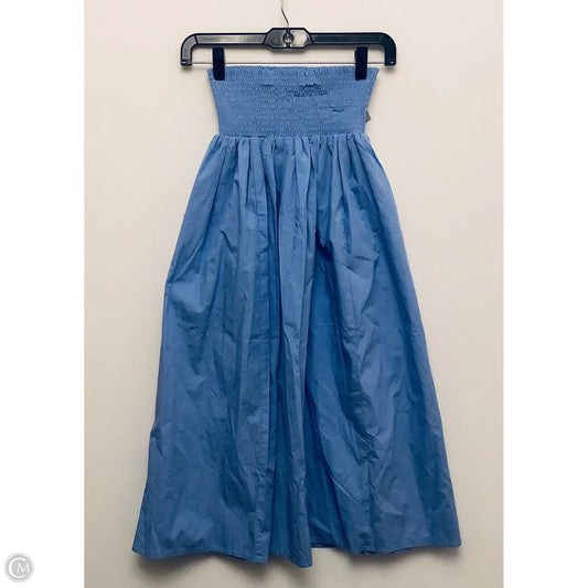 Skirt Maxi By Banana Republic In Blue, Size: Xxsp