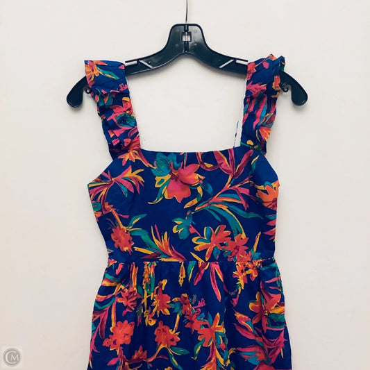 Dress Casual Midi By J. Crew In Floral Print, Size: Osfm