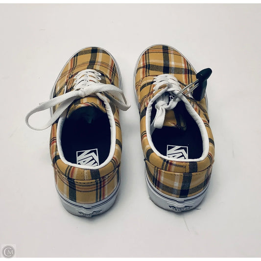 Shoes Sneakers By Vans In Yellow, Size: 8.5