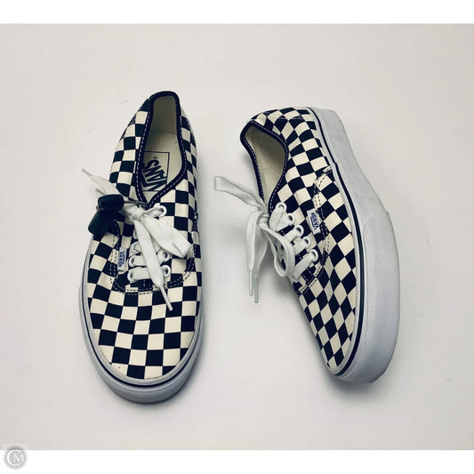 Shoes Sneakers By Vans In Checkered Pattern, Size: 8.5