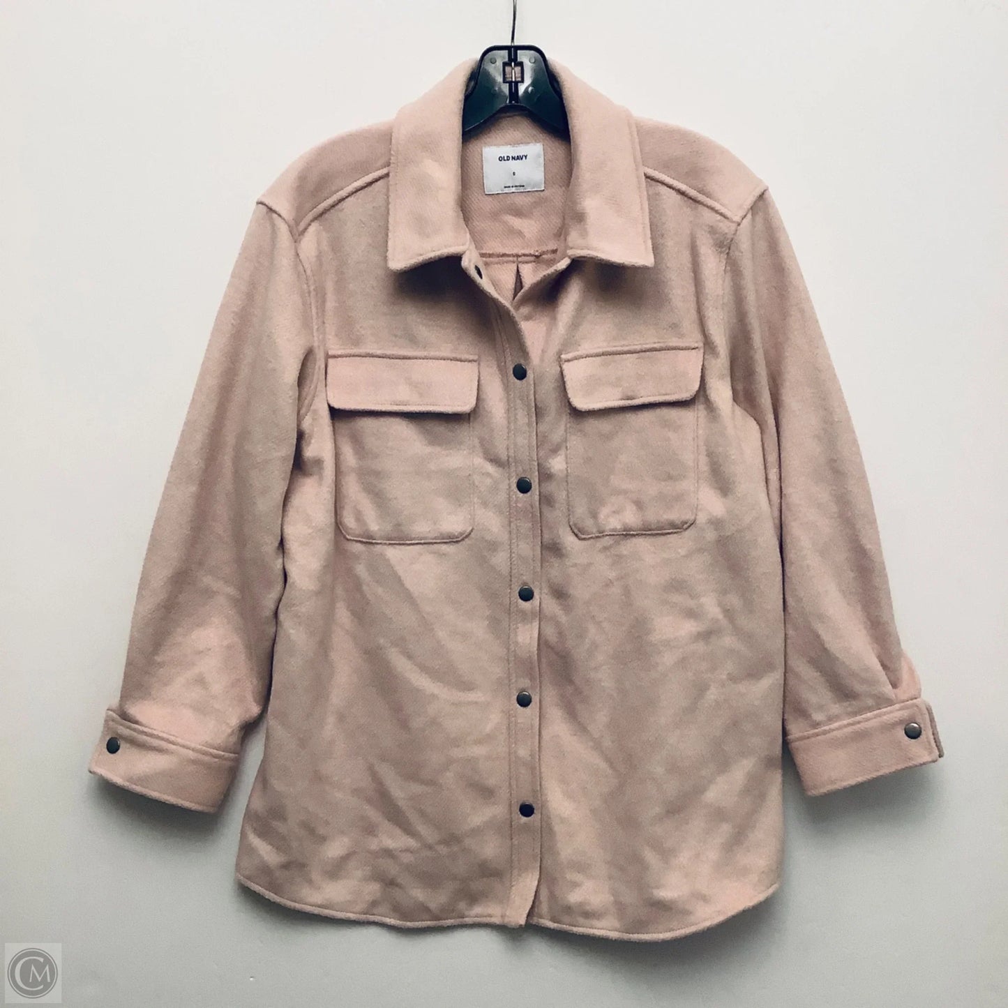 Jacket Shirt By Old Navy In Pink, Size: S