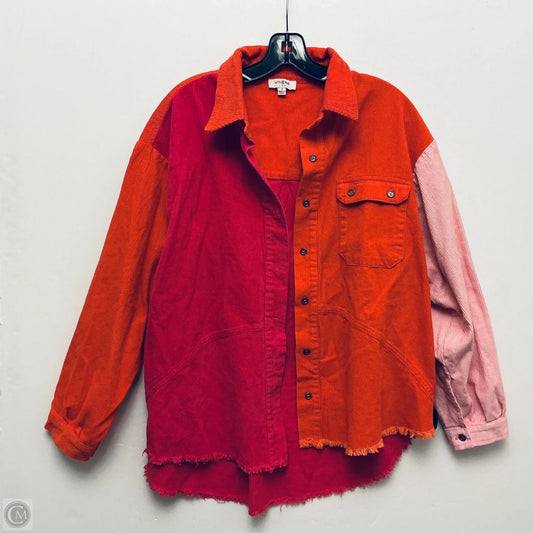 Jacket Shirt By Umgee In Multi-colored, Size: S