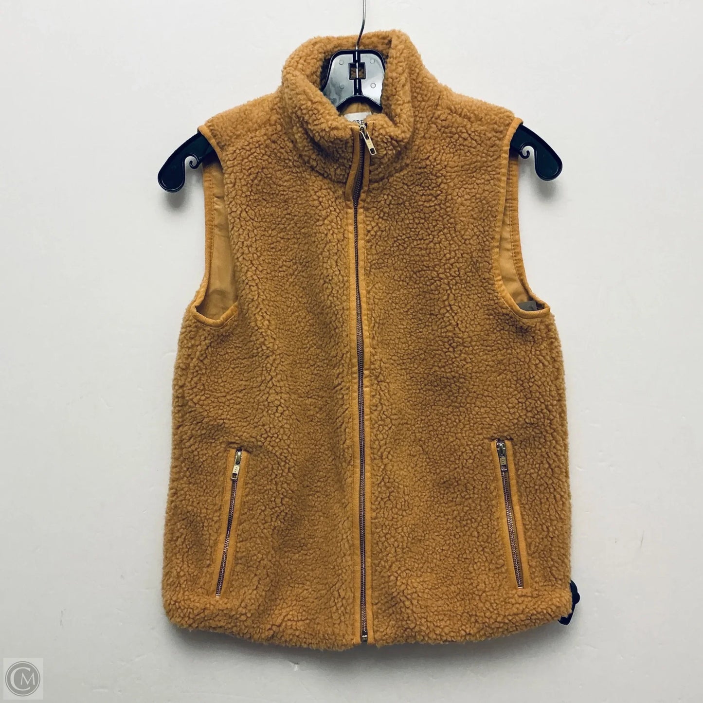 Vest Fleece By J. Crew In Yellow, Size: Xs