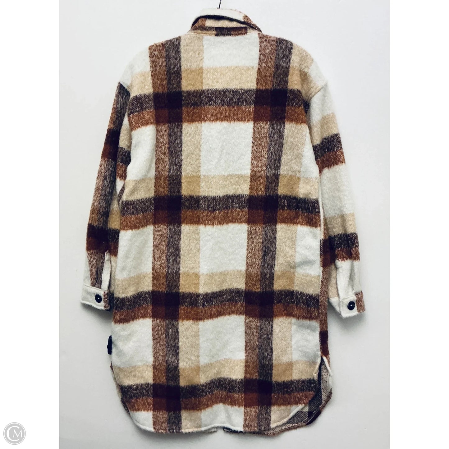 Jacket Other By Maurices In Brown & Cream, Size: Xs