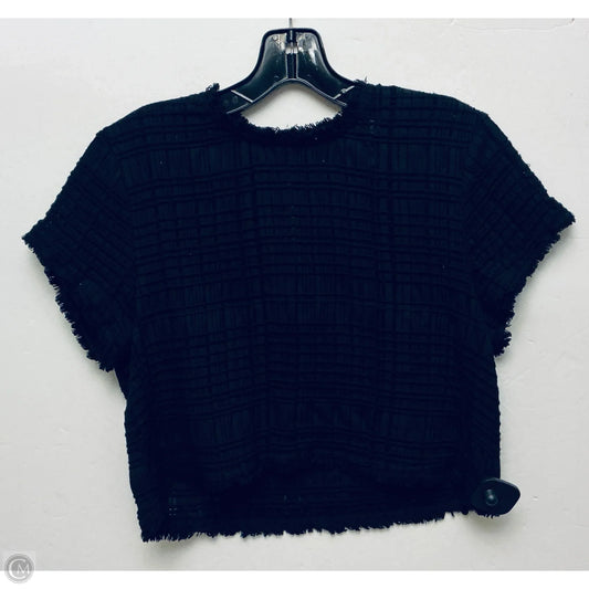 Top Short Sleeve Designer By Derek Lam In Black, Size: S