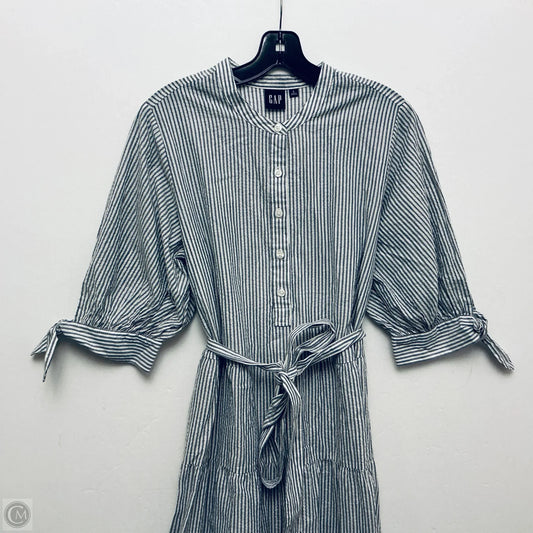 Dress Casual Short By Gap In Striped Pattern, Size: L