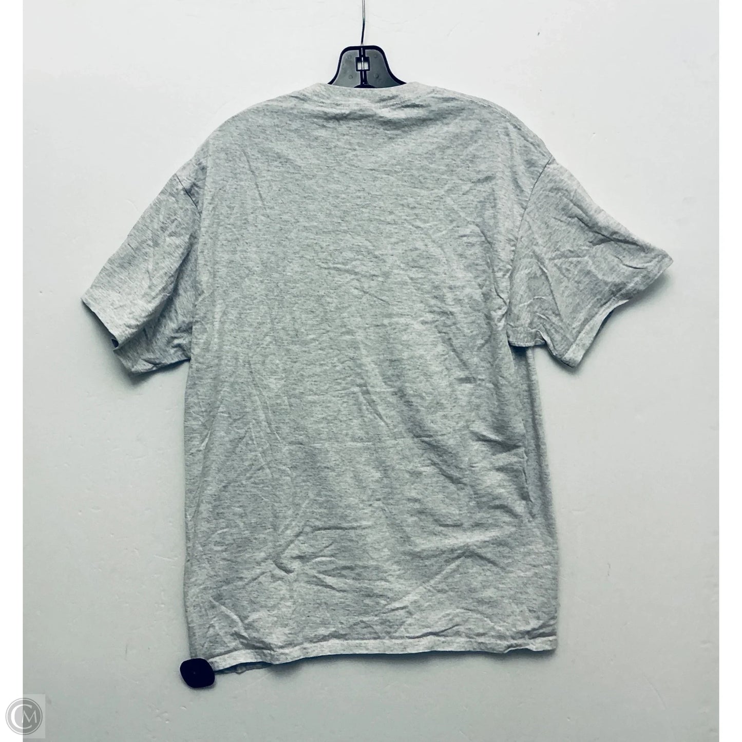 Top Short Sleeve Basic By Clothes Mentor In Grey, Size: L