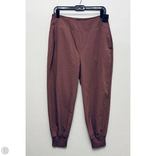 Athletic Pants By Nike Apparel In Mauve, Size: L