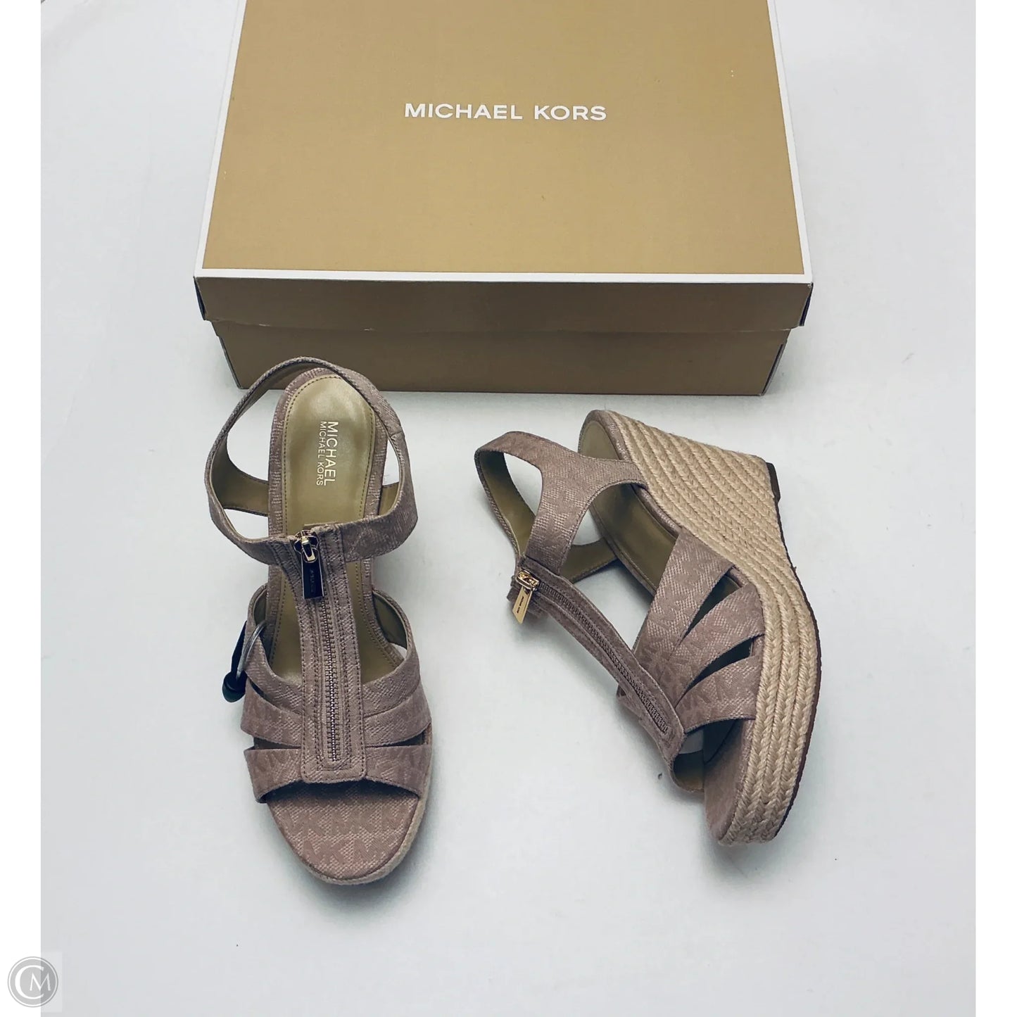 Sandals Designer By Michael Kors In Brown, Size: 9.5