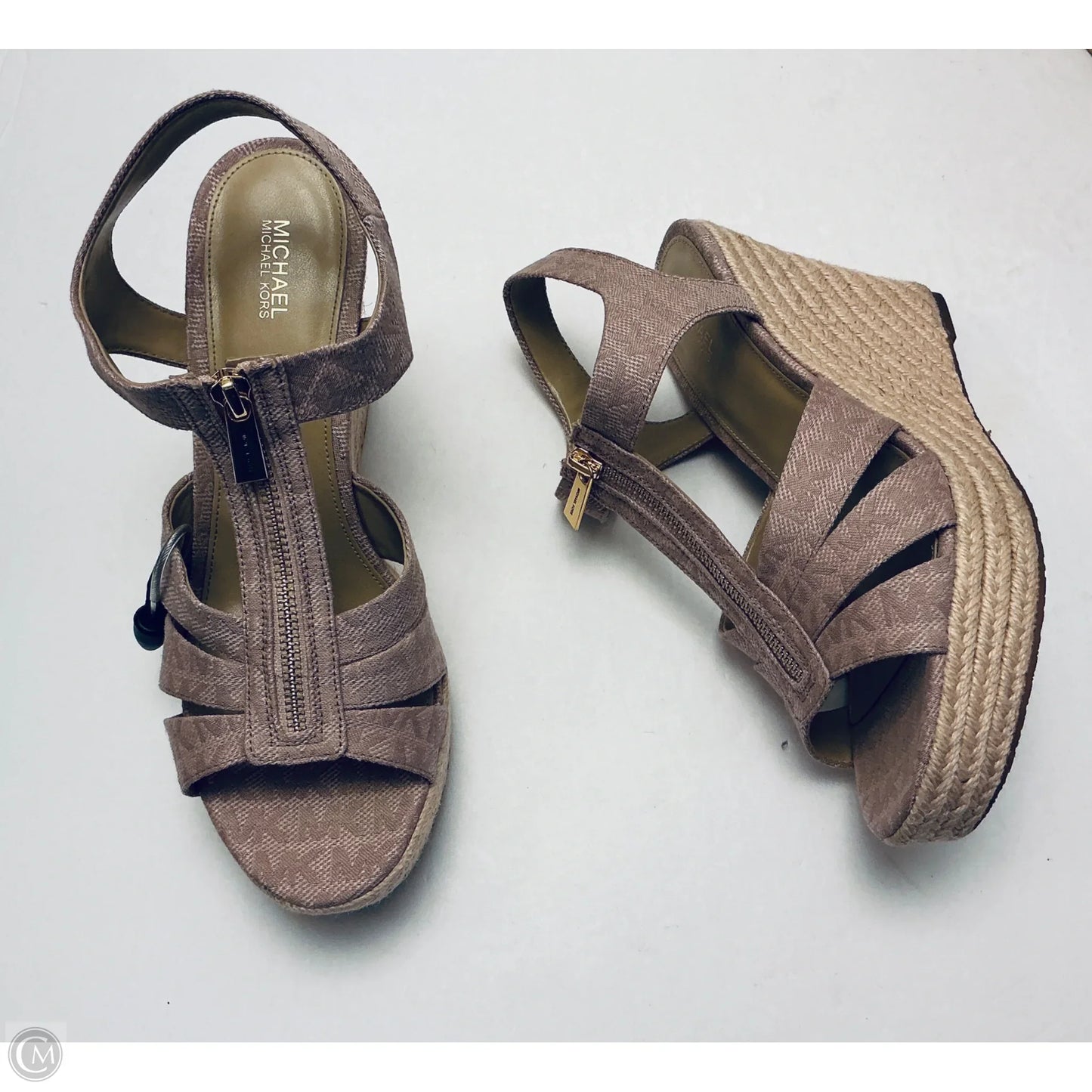 Sandals Designer By Michael Kors In Brown, Size: 9.5