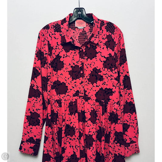 Dress Designer By Kate Spade In Floral Print, Size: Xl