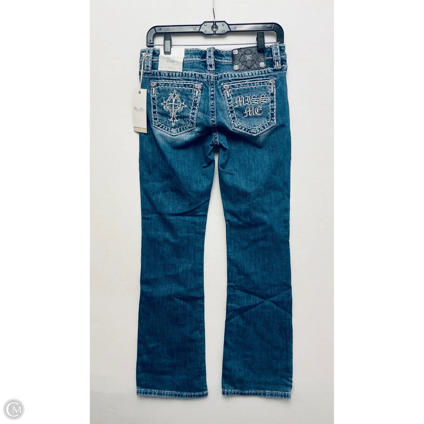Jeans Boot Cut By Miss Me In Blue Denim, Size: 4