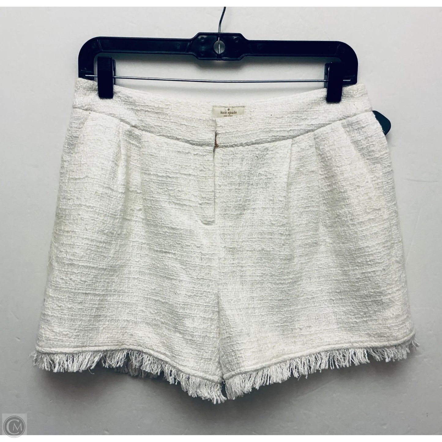 Shorts Designer By Kate Spade In White, Size: 4