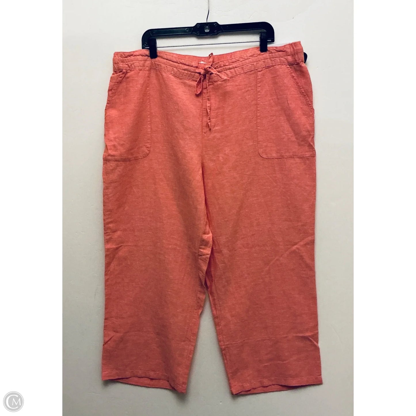 Pants Linen By Liz Claiborne In Orange, Size: 14