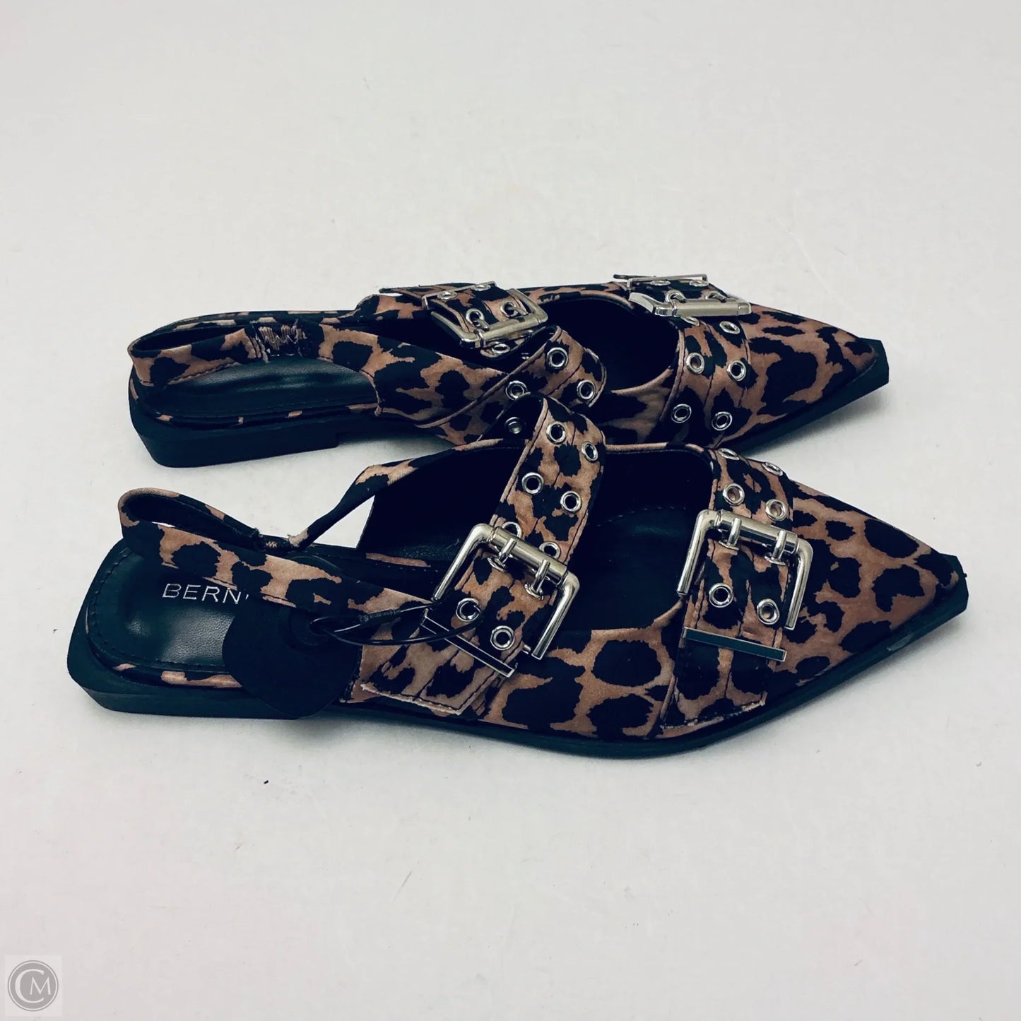 Sandals Flats By Clothes Mentor In Animal Print, Size: 10