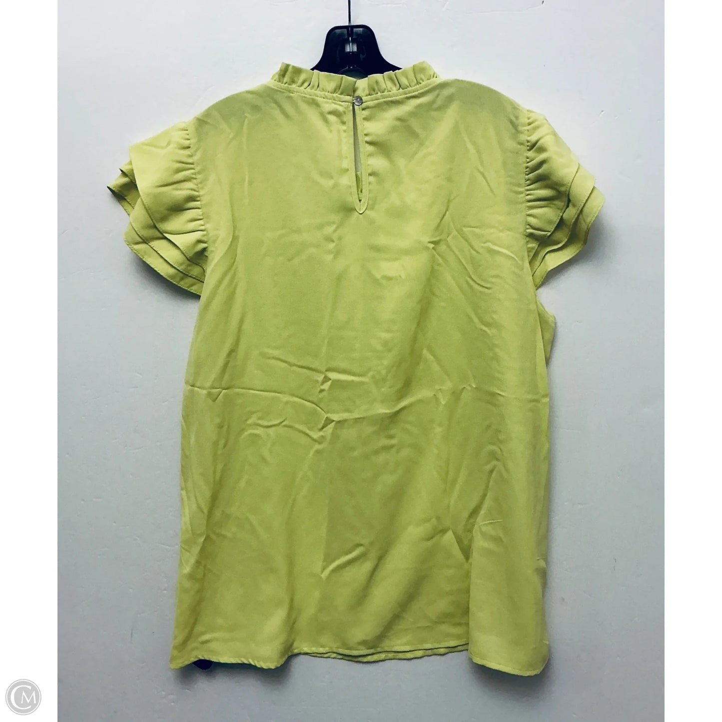 Top Short Sleeve By Jodifl In Yellow, Size: 1x