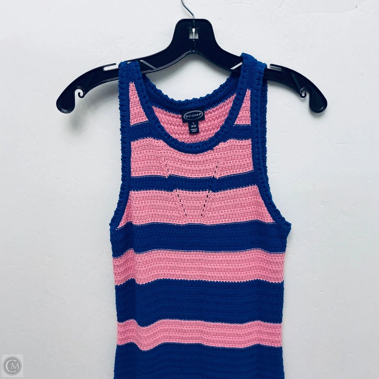 Dress Casual Midi By Scoop In Blue, Size: S