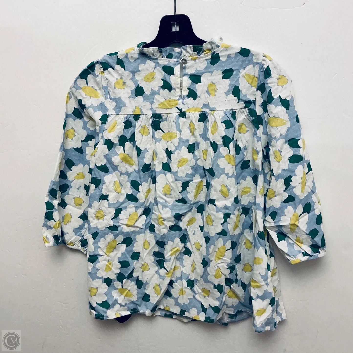 Top 3/4 Sleeve By Michelle Mcdowell In Floral Print, Size: S