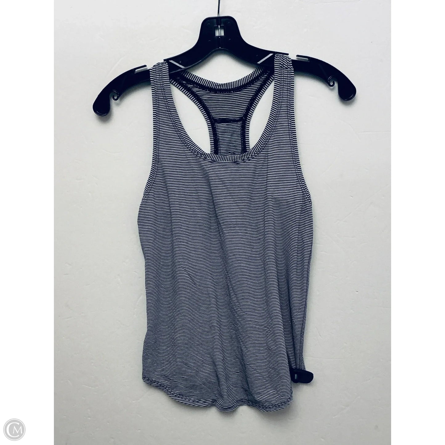 Athletic Tank Top By Lululemon In Striped Pattern, Size: S