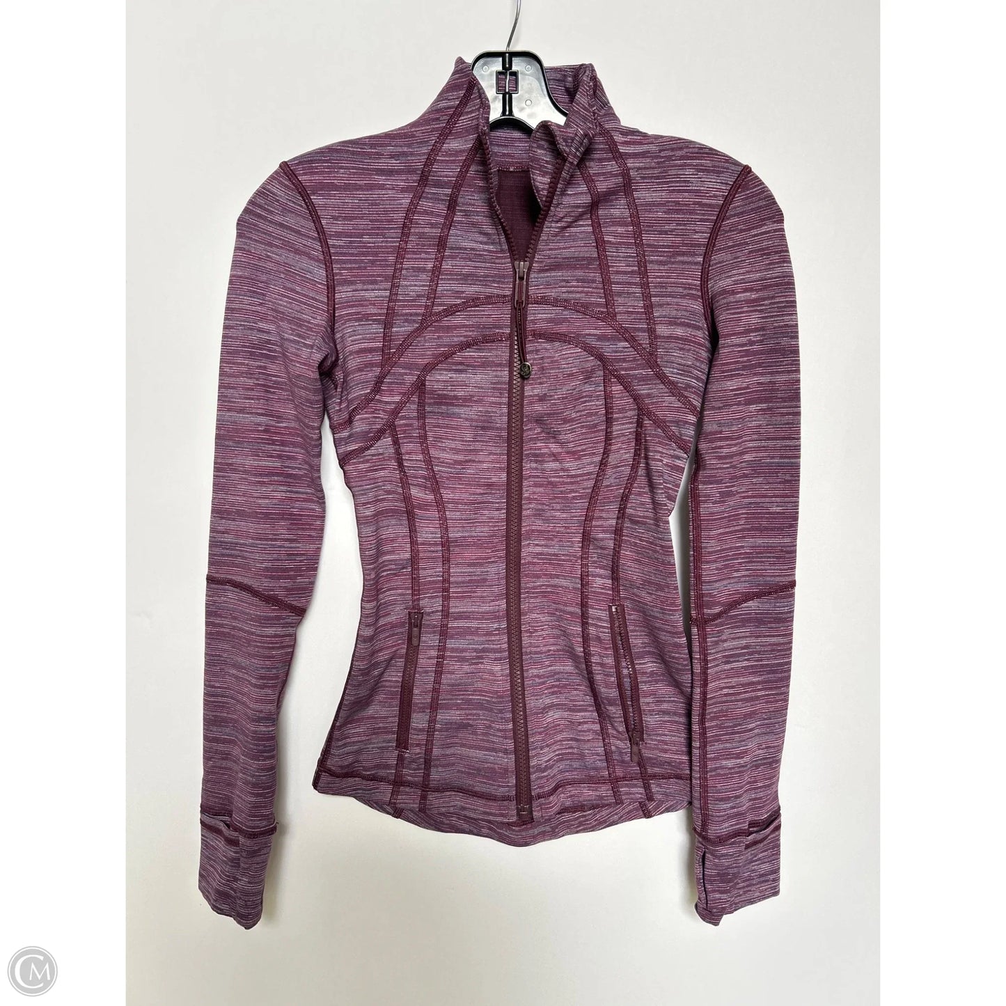 Athletic Jacket By Lululemon In Purple, Size: 0