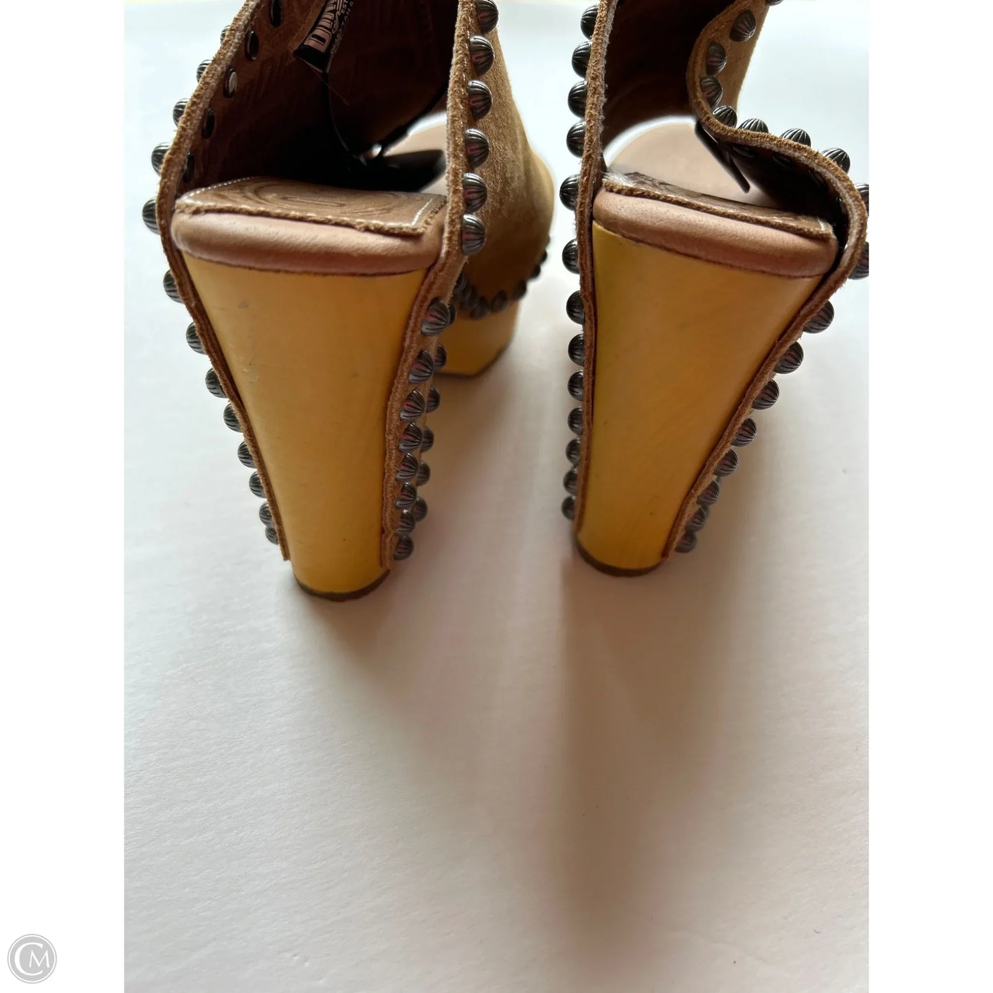 Sandals Heels Platform By Dingo In Brown, Size: 5.5