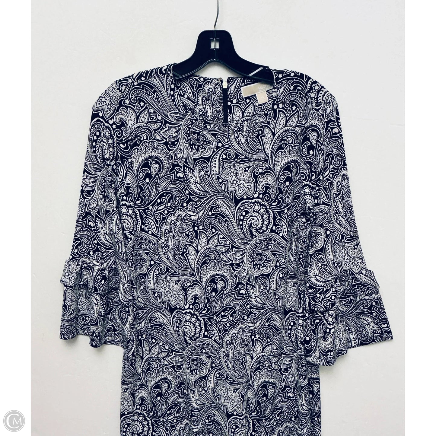 Dress Designer By Michael Kors In Paisley Print, Size: Xs