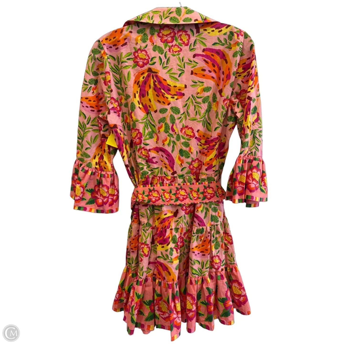 Dress Casual Short By Farm Rio In Floral Print, Size: S