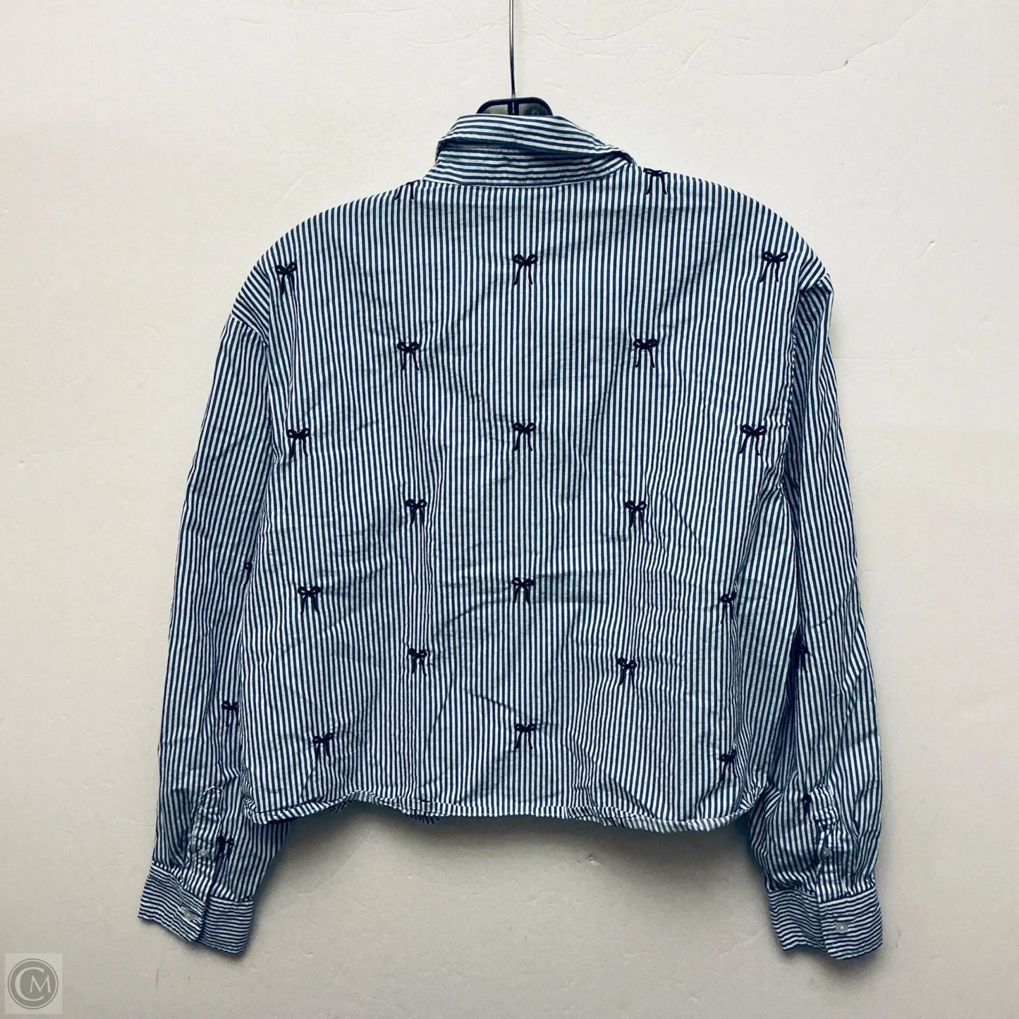 Top Long Sleeve By Old Navy In Striped Pattern, Size: M