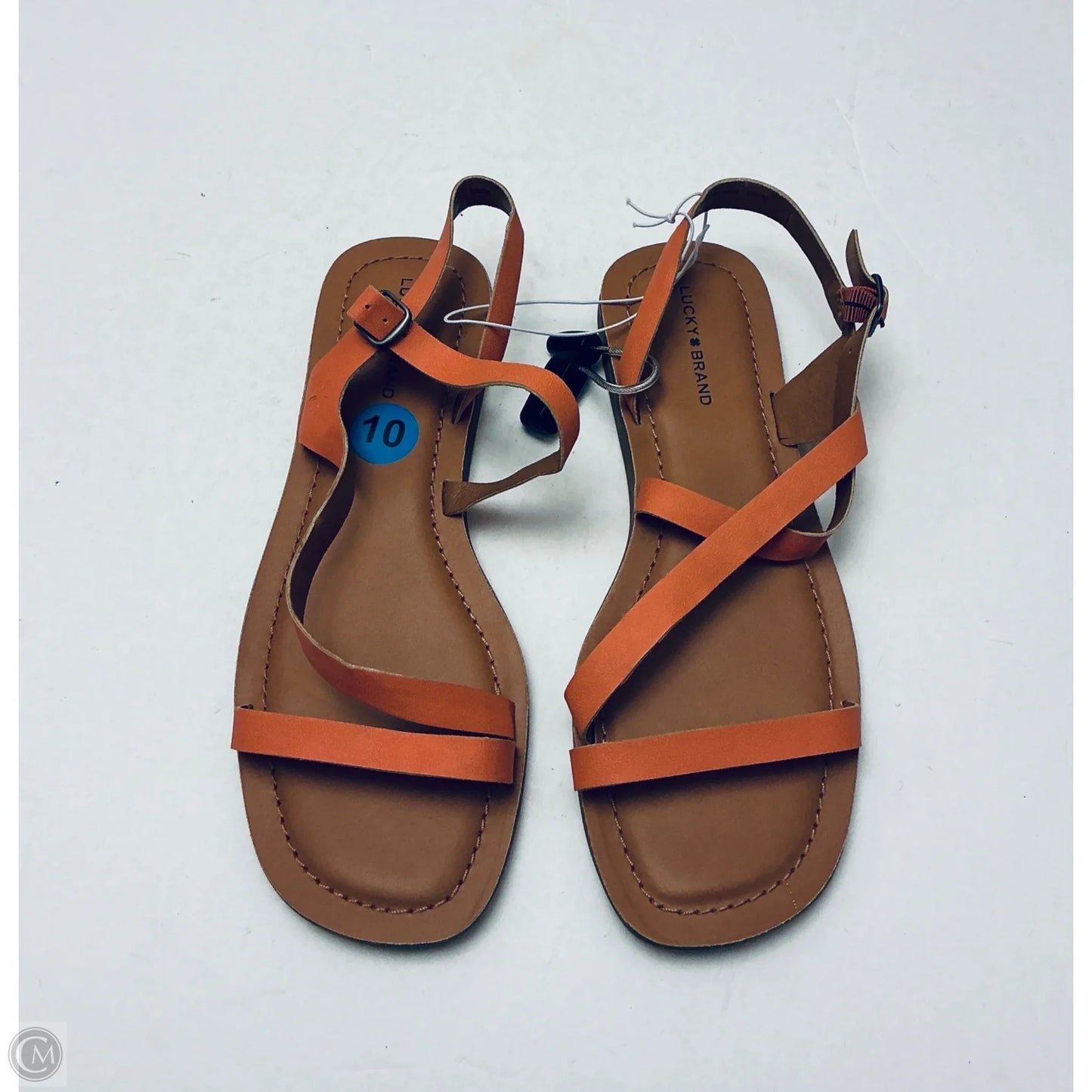 Sandals Flats By Lucky Brand In Orange Size: 10