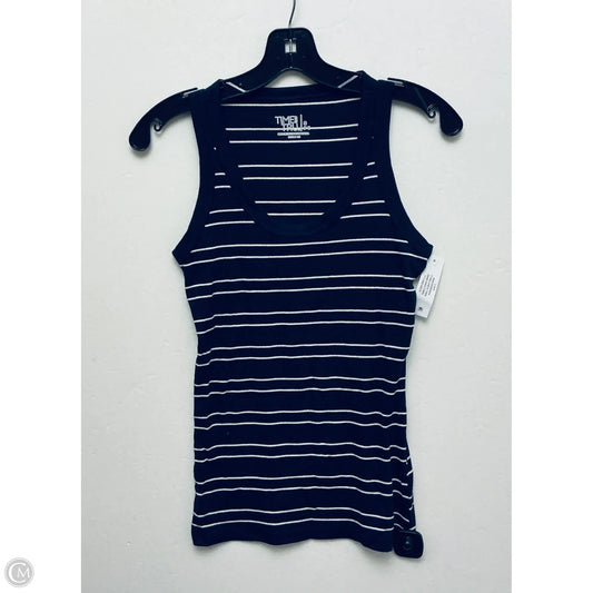 Tank Top By Time And Tru In Striped Pattern, Size: S