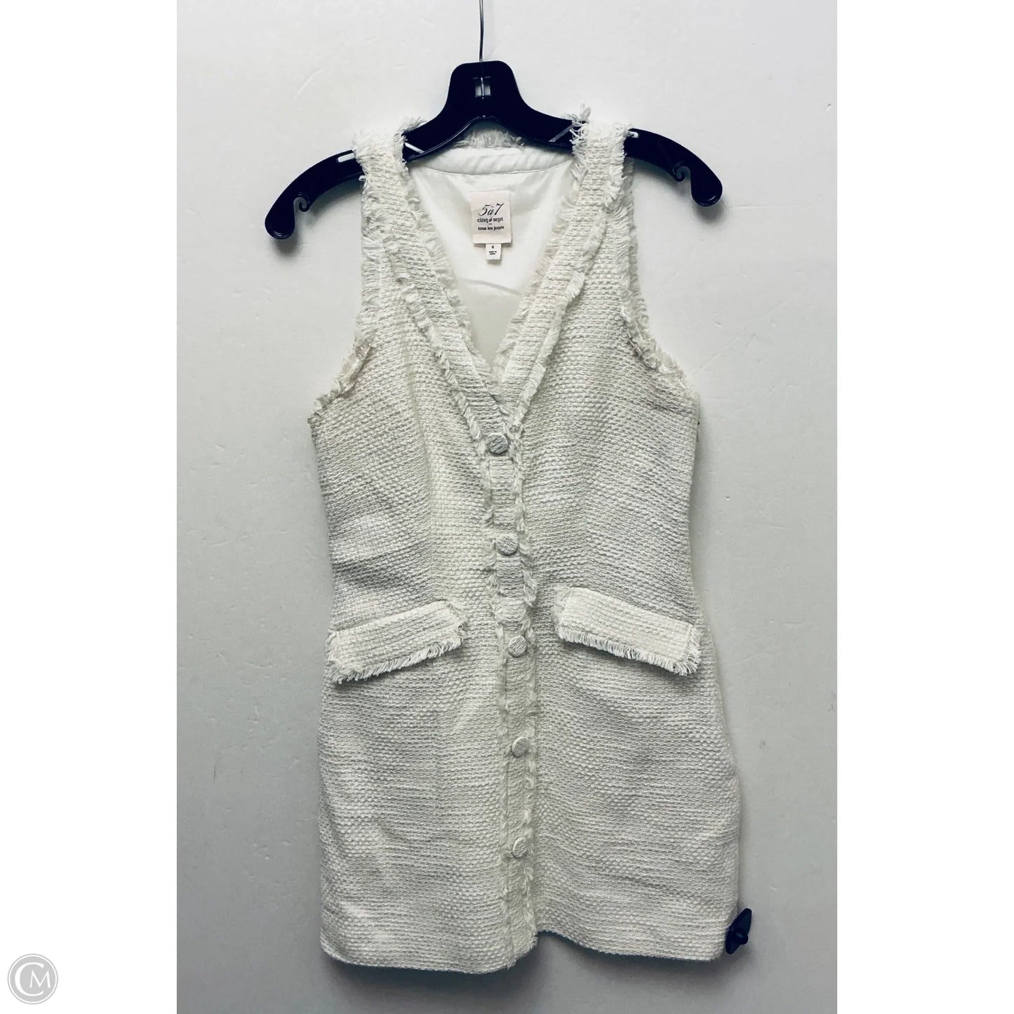 Dress Casual Short By Cinc A Sept In White, Size: S