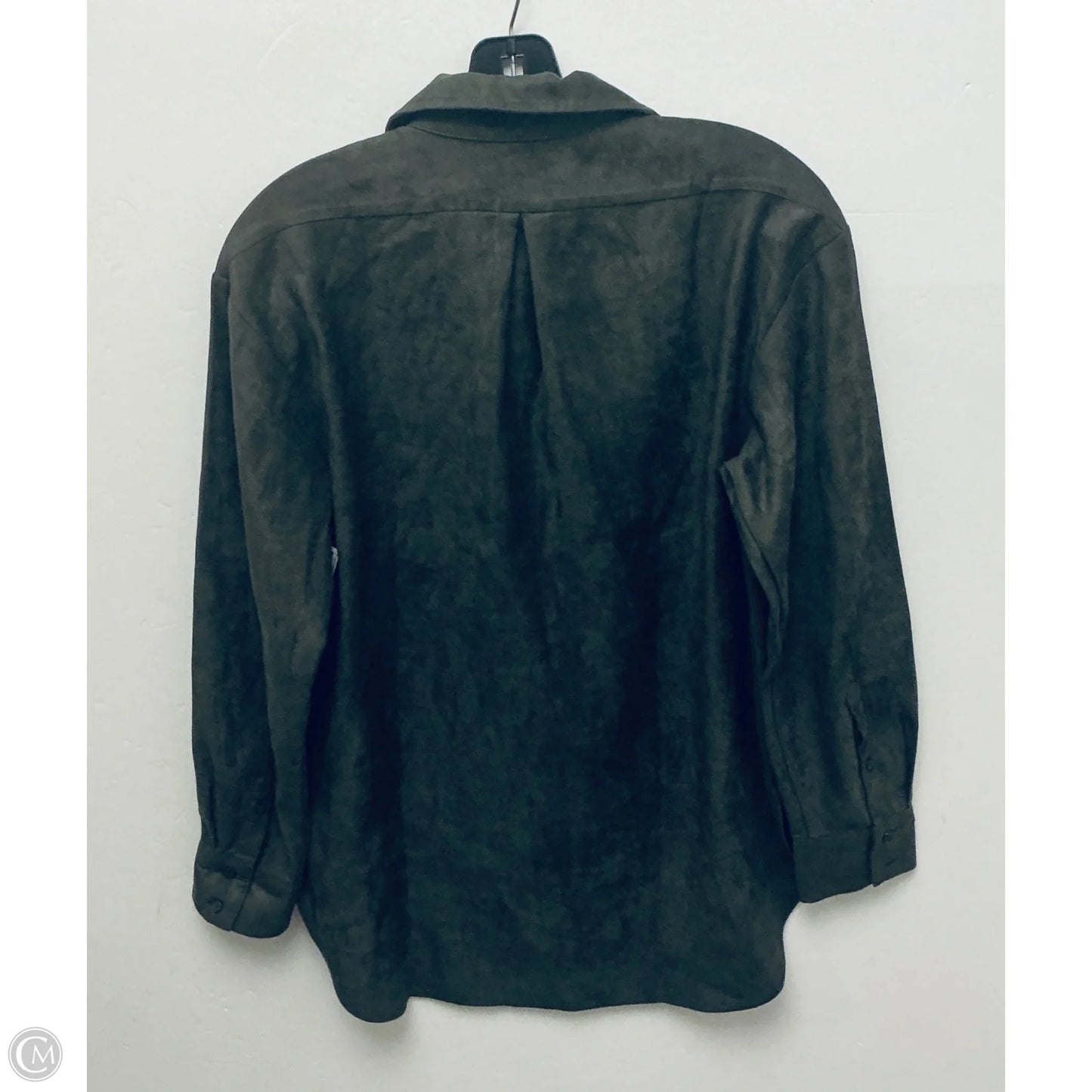 Top Long Sleeve By Banana Republic In Green, Size: Xs