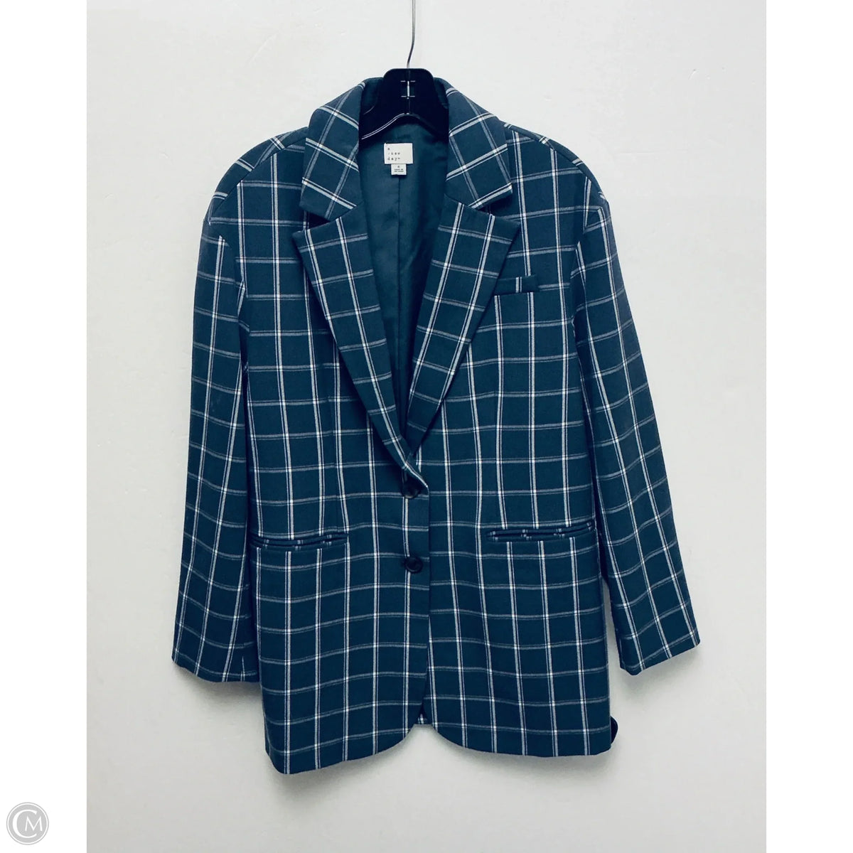 Blazer By A New Day In Striped Pattern, Size: S