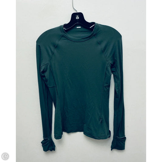 Top Long Sleeve By Lululemon In Green, Size: M