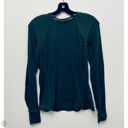 Top Long Sleeve By Lululemon In Green, Size: M