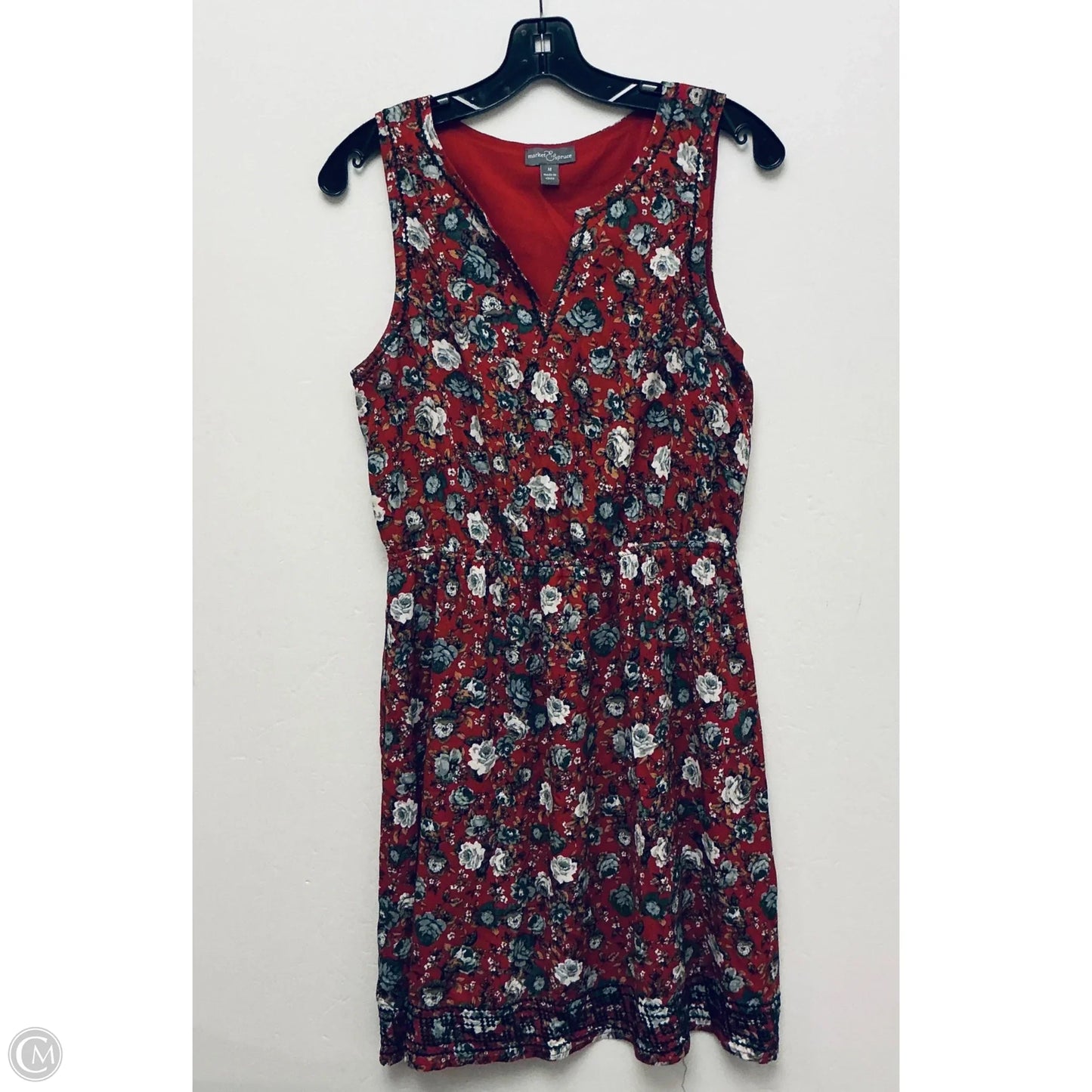 Dress Casual Short By Market & Spruce In Red, Size: M