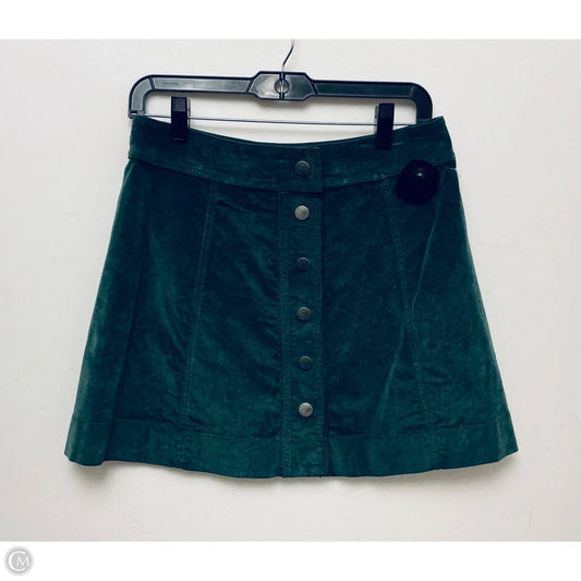 Skirt Mini & Short By Madewell In Green, Size: 4
