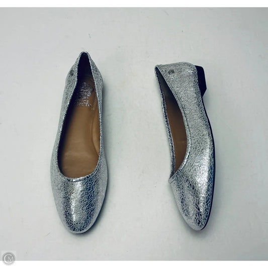 Shoes Flats By Vince Camuto In Silver, Size: 9.5