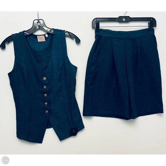 Shorts Set By Clothes Mentor In Navy, Size: S