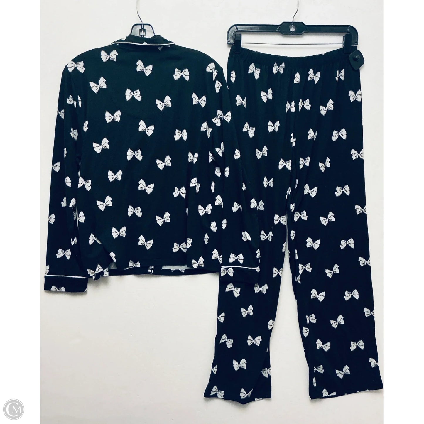 Pajamas Designer By Kate Spade In Black, Size: M
